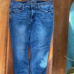 NWOT Universal Thread skinny jeans with frayed hem